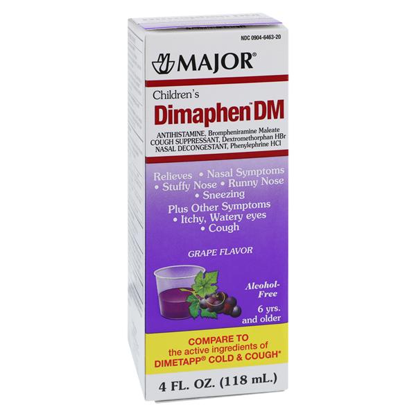 Dimaphen DM Children Elixir 1/5/2.5mg/5mL 4oz/Bt