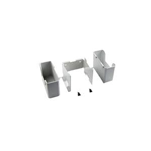 Storage Bin Kit White Metal Ea