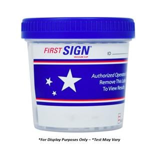 First Sign DOA: Drugs of Abuse Test Cup CLIA Waived 25/Pk