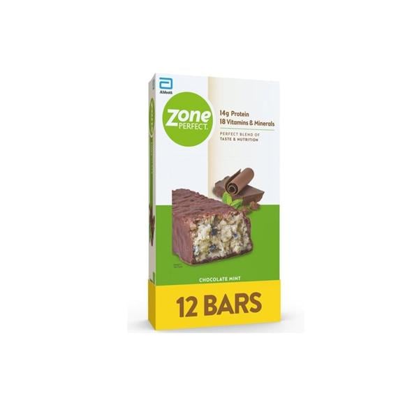 Zone Perfect Nutritional Bar Chocolate Mint Bag-In-Box 12/Bx, 3 BX/CA