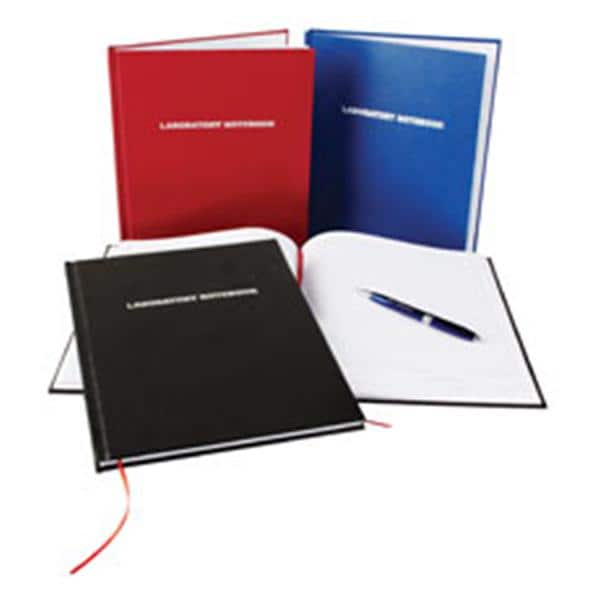 Laboratory Notebook Red 12/Ca