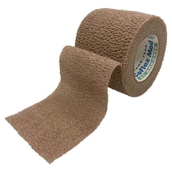 CoFlex Medical Bandage Elastic 4"x5yd Tan Non-Sterile 18/Ca