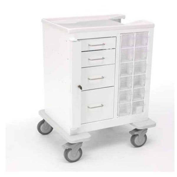 Storage Cabinet 26x18x37" Mobile (4) Drawer