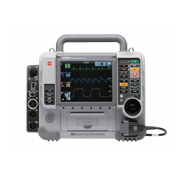 LIFEPAK 15 Monitor Defibrillator New 12-1/2x15-4/8x9-1/10" Lcd L-Ion Bat Ea