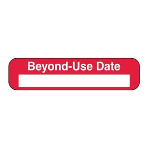 Label Beyond Use Date 1000/Pk