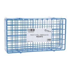 Test Tube Rack 6x12 Array 72 Place Blue Ea