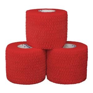 Lite-Guard Athletic Tape Cotton 2" Red Non-Sterile 24/Ca