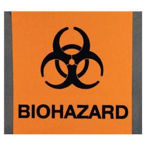 Biohazard 3x3" Warning Labels 25/Pk