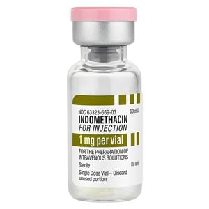 Indomethacin Injection 1mg/Vl Powder SDV 3ml/Vl