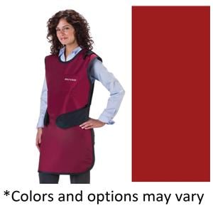 Easy Wrap X-Ray Apron Red Lightweight Lead .5mm Equivalence Ea