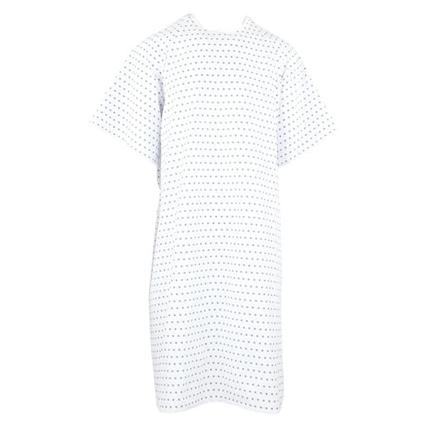 Patient Gown Adult Snow Flake Ea