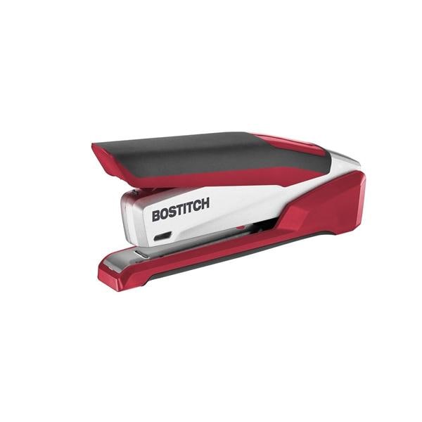 PaperPro® inPOWER™+ 28 Stapler, Metallic Red/Silver Ea