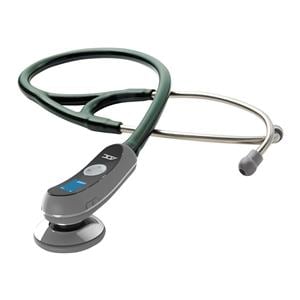 Adscope 658 Electronic Stethoscope Adult/Child Dark Green Double Lumen Tubing Ea