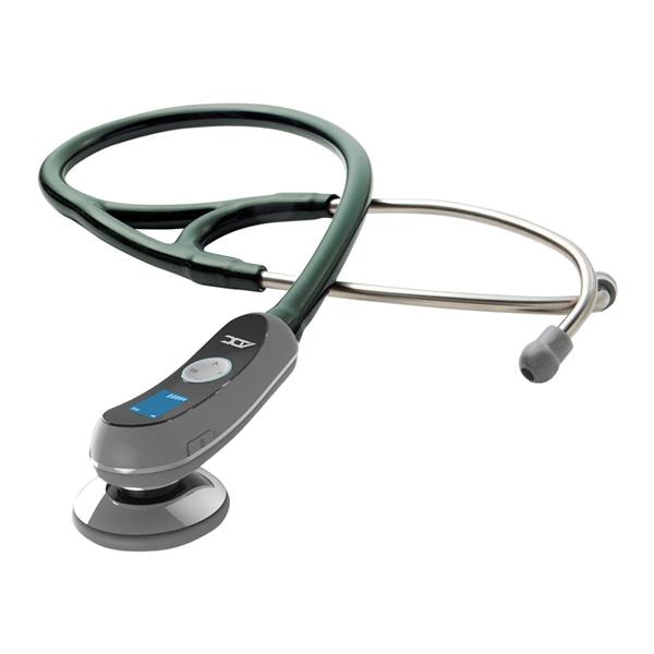 Adscope 658 Electronic Stethoscope Adult/Child Dark Green Double Lumen Tubing Ea