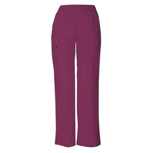 Dickies Scrub Pant 5 Pockets X-Large Wine Womens Ea