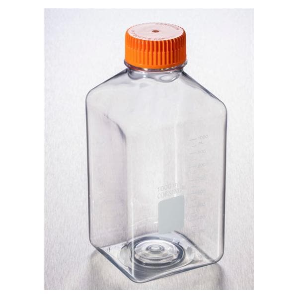 Storage Bottle PET 1000mL Square 24/Ca