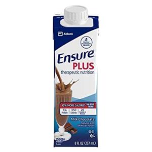 Ensure Plus Nutritional Shake Chocolate 8oz Carton 24/Ca