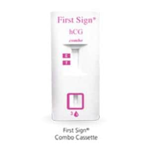 First Sign hCG Urine/Serum Pregnancy Test Kit CLIA Waived 25/Bx