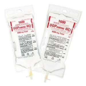 Dopamine HCl in 5% Dextrose Injection 800mg/Bag 1600mcg/mL Bag 500mL 12/Ca