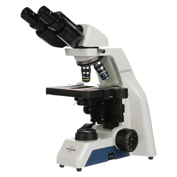 EXC-120 Series Bnclr Hd Microscope Mchncl Stg DIN 4x, 10x, SP40xR Objectives Ea