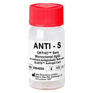 Ortho Reagent Sera Anti-s 5mL 1/Bx