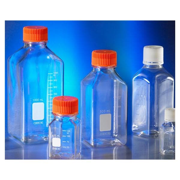 Storage Bottle PET Polypropylene Clear 500mL 24/Ca