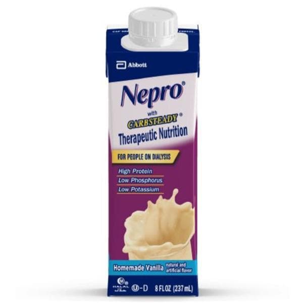 Nepro Carb Steady Complete Nutritional Drink Vanilla 8oz Can 24/Ca