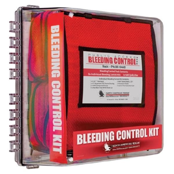 Bleeding Control Kit Nitrile Gloves/Rugged Case