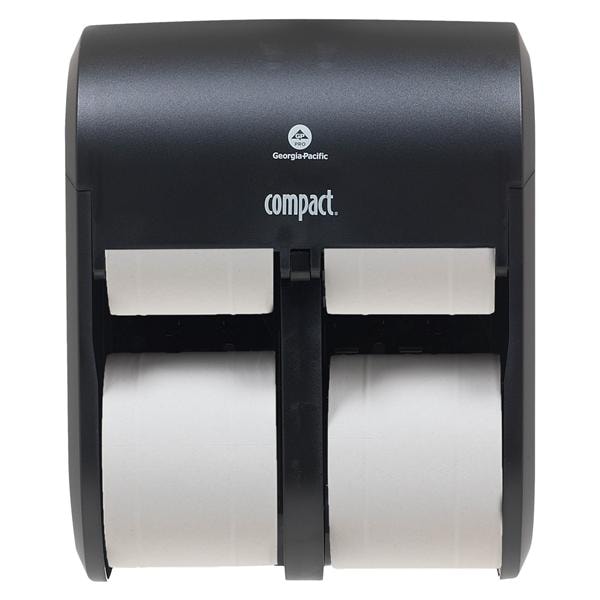 Compact Toilet Tissue Dispenser Black Ea