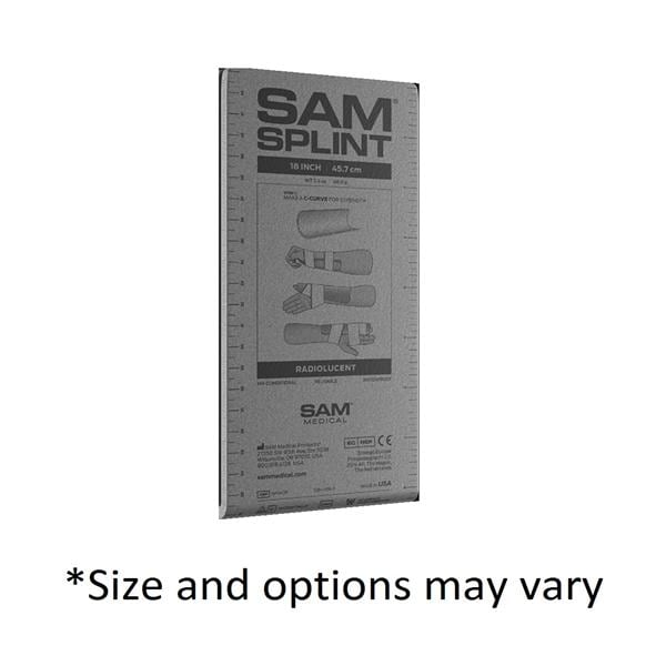 SAM Medical Splint Limb Size X-Large Aluminum/Foam 5.5x36