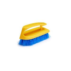 Rubbermaid FG648200COBLT Iron Handle Cobalt 6" Scrub Brush 12/Ca