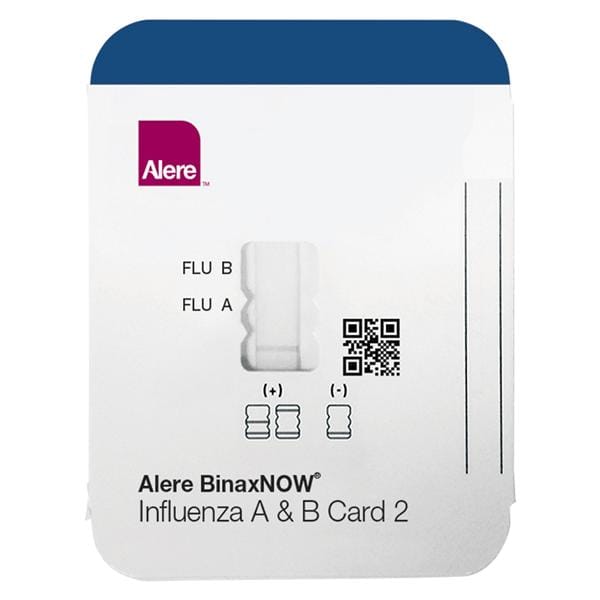 BinaxNOW Influenza A/B Card Test CLIA Waived 22/Bx