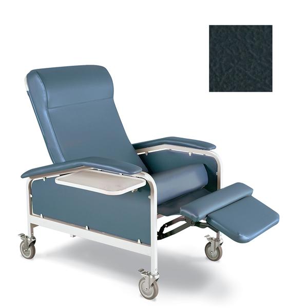 CareCliner XL Bariatric Recliner Vinyl 450lb Capacity Black Ea