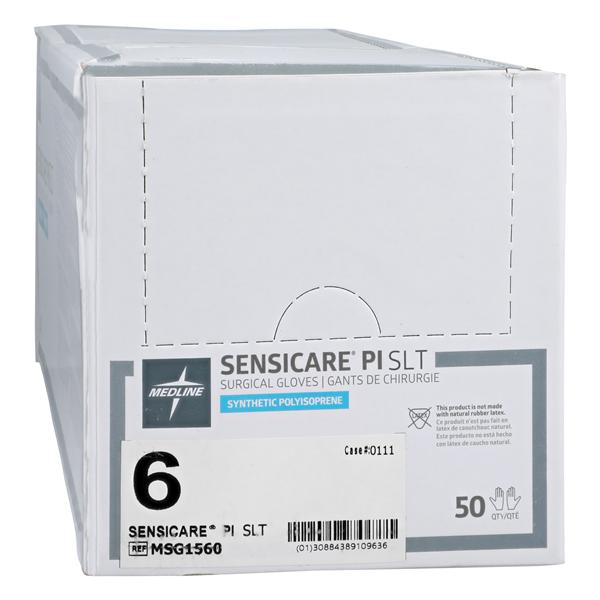 SensiCare PI SLT Polyisoprene Surgical Gloves 6