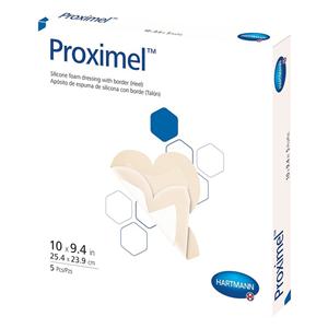 Proximel Silicone/Foam Wound Dressing Multi-Layer Sterile Adhesive Tan