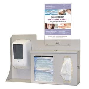 Cover Your Cough Respiratory Hygiene Station Beige Ea