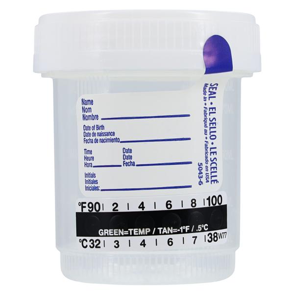 Specimen Collection Bottle 60mL Silicone Sterile 400/Ca