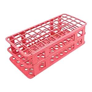 Fold and Snap Test Tube Rack 16mm 60 Place Red Ea