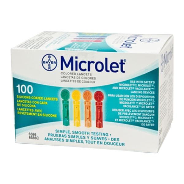 Microlet Diabetes Lancet _ _ Multi 100/Pk, 24 PK/CA