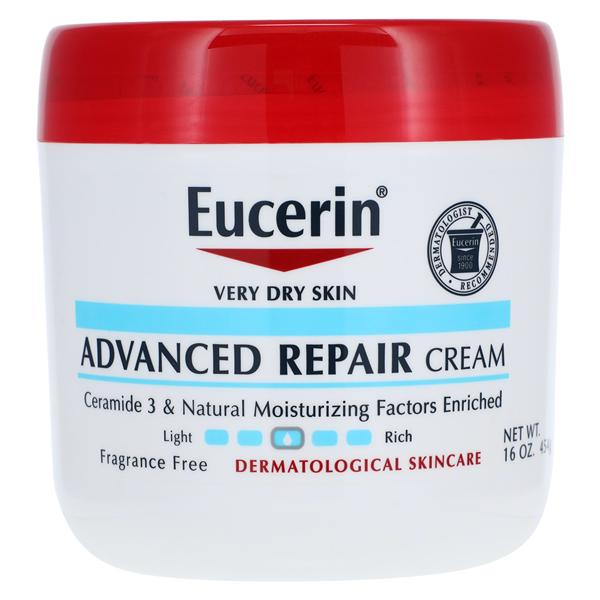 Eucerin Advanced Repair Cream 16oz Fragrance Free Skin 1/Bt, 12 BT/CA