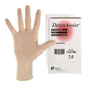 DermAssist Surgical Gloves 7 Natural