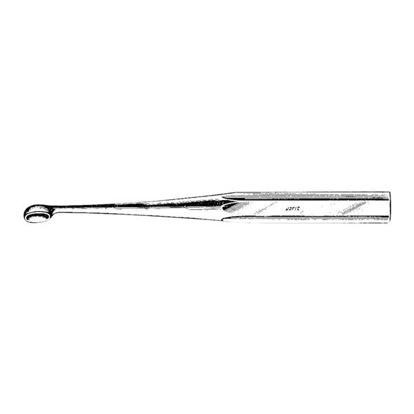 Bruns Bone Curette 9" Stainless Steel Ea