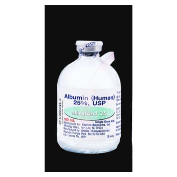 Albuked 25 Injection 25% SDV 100mL/Vl Each