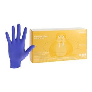 Walrus Nitrile Exam Gloves X-Small Cobalt Blue Non-Sterile