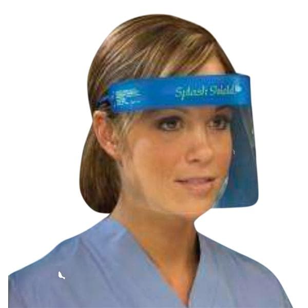 Face Shield Clear Disposable 5/Ca