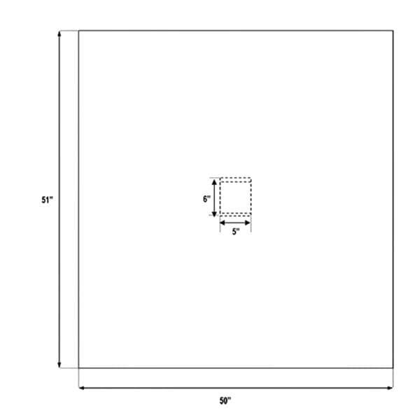 Clearview 50x51" Sterile _ Drape