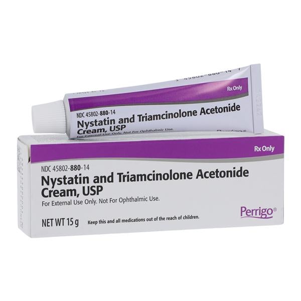 Nystatin/Triamcinolone Topical Cream 100,000U/gm Tube 15gm Each