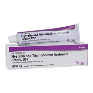 Nystatin/Triamcinolone Topical Cream 100,000U/1mg/gm Tube 30gm Each