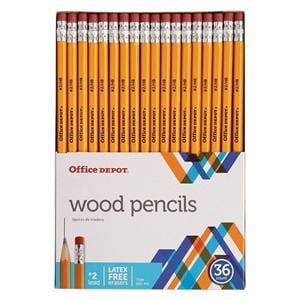 Basic Wood Pencils #2 Medium Soft Lead 36/Pk