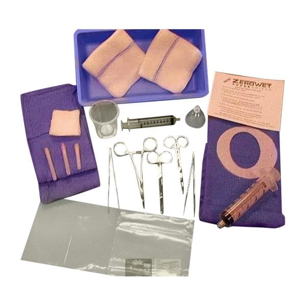 Suture Removal Set Gauze Sponge Std 2x2" 8-Ply/Forceps